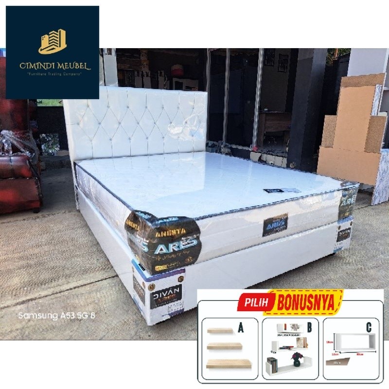 PROMO Kasur Springbed Dan Divan Ukuran No 2 160x200cm  Kuningan Majalenka Indramayu Subang Sumedang 