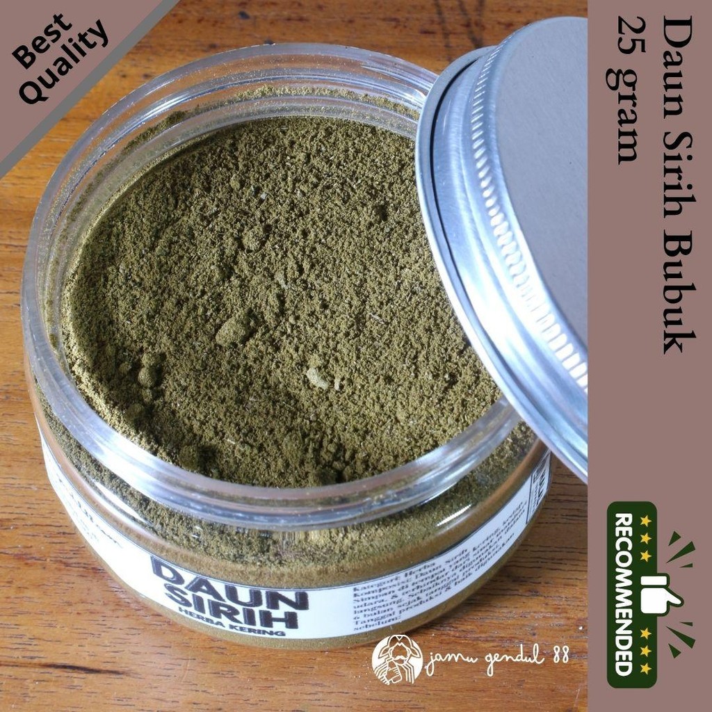 

Daun Sirih Bubuk - High Quality Dried Herbs by Jamu Gendul 88