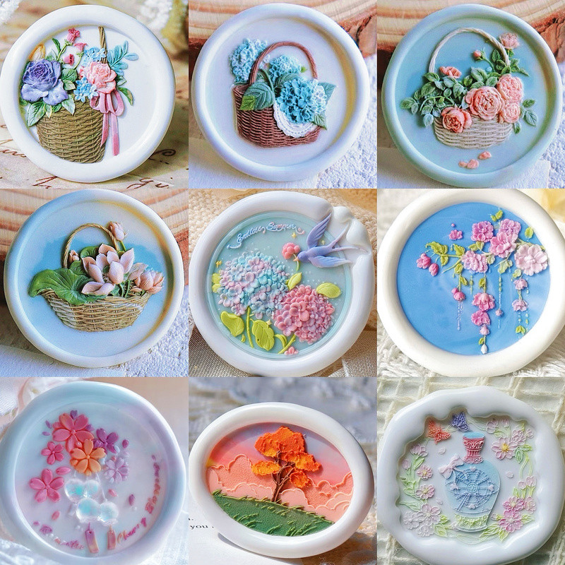 

New 3D Wax Seal Stamp Copper Head Personalized Embossed Seal Relief Toy DIY Scrapbook Envelope Wedding Invitation Sealing