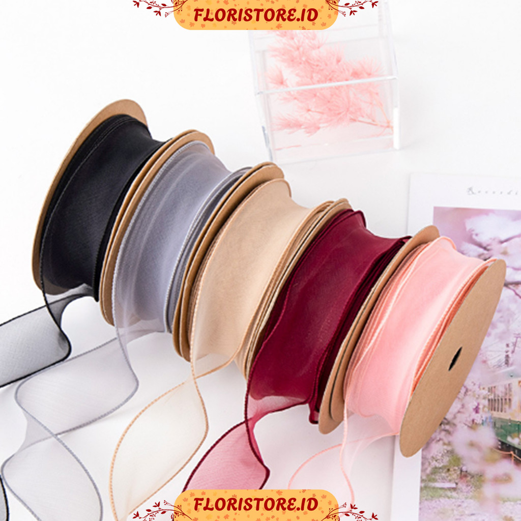 

PREMIUM CHIFFON RIBBON / PITA KAIN / PITA KADO / FLORIST SUPPLY