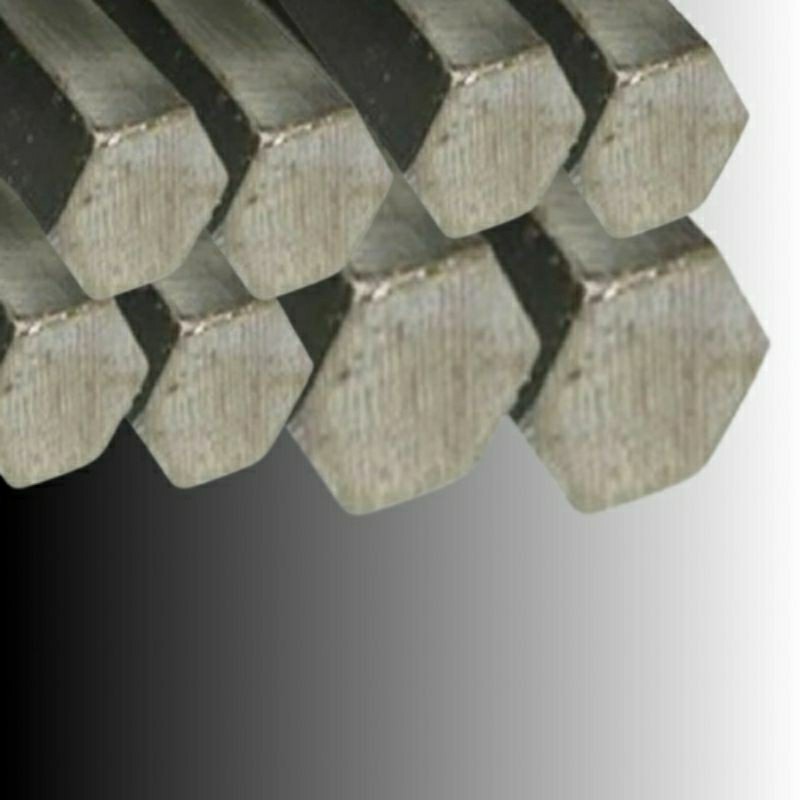 as besi segi enam hexagon 10mm panjang 60cm
