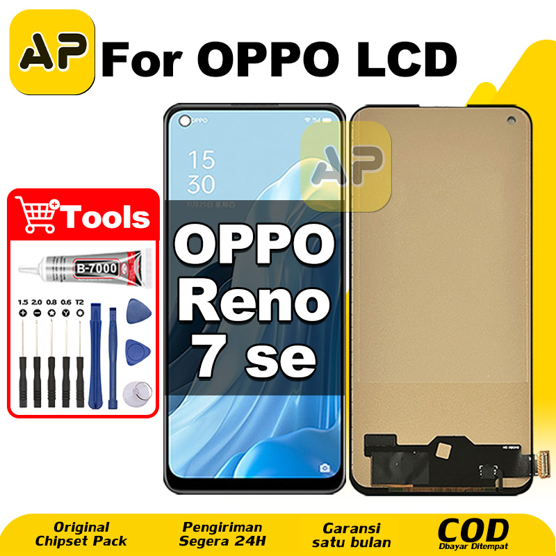 LCD FOR OPPO Reno 7 SE hp Layar Sentuh Fullset Glass Touchscreen Digitizer COD