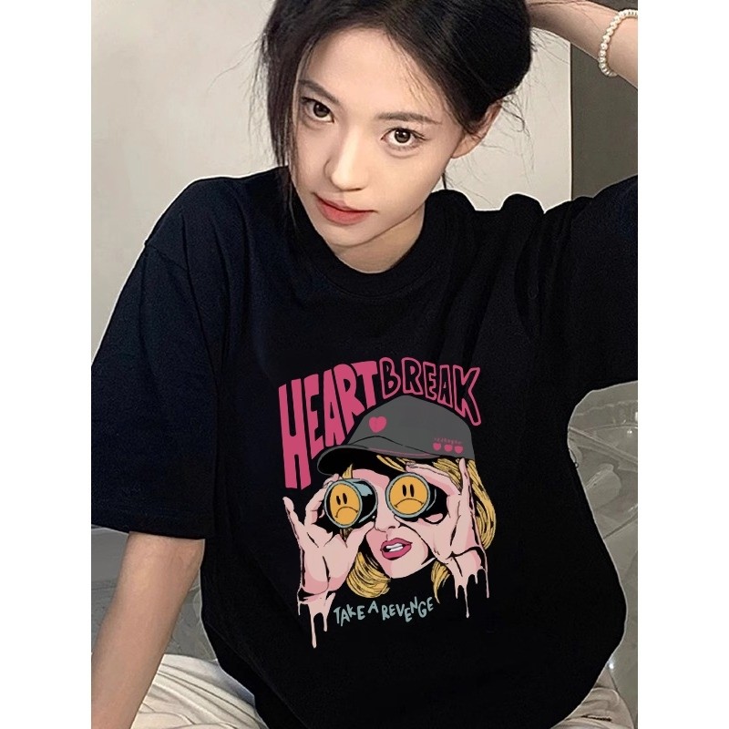 T-SHIRT COD| Baju Atasan Wanita Korea | Kaos Oversize Wanita | Baju Kaos Oversize Wanita | Baju Atas