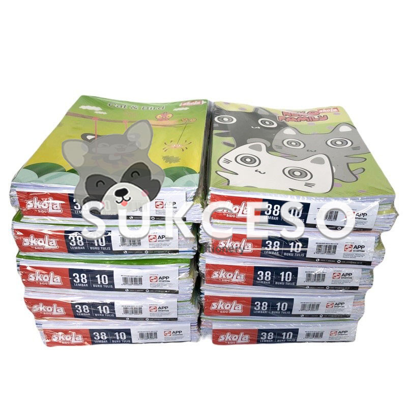 

SKOLA Buku Tulis 38 Lembar Bergaris DIJUAL PAK
