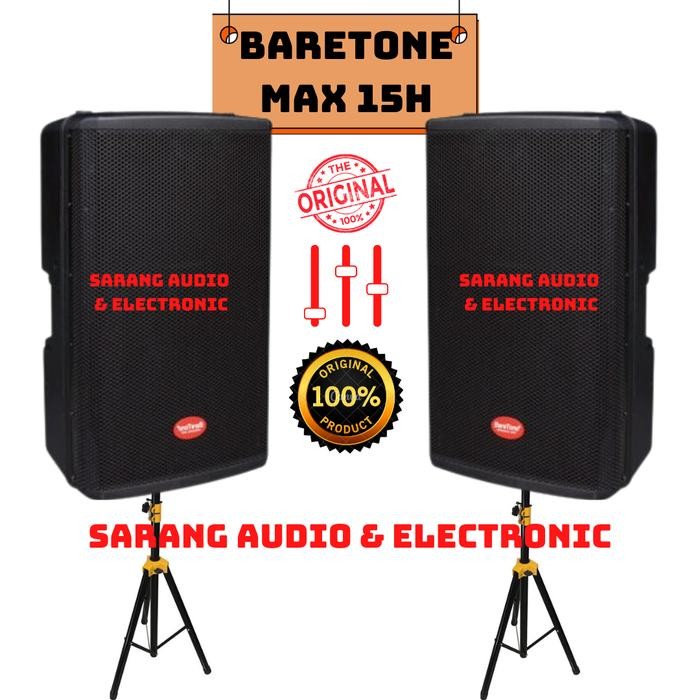 Speaker Aktif Baretone 15in MAX15H max 15 h Original 2bh 800W x 2