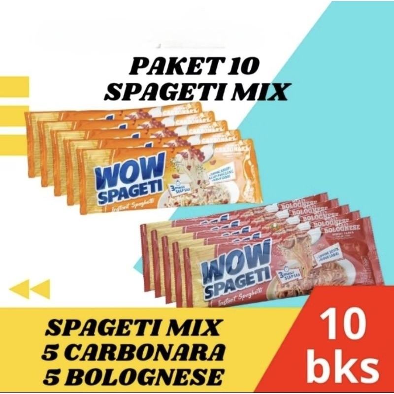 

PAKET 10 BUNGKUS SPAGETI WOW