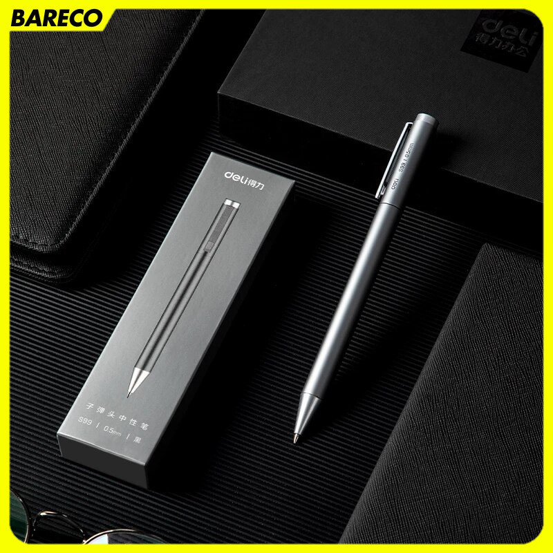 

Deli Pulpen Gel Tanda Tangan Metal Roller Ballpoint 0.5mm 1 PCS - S99