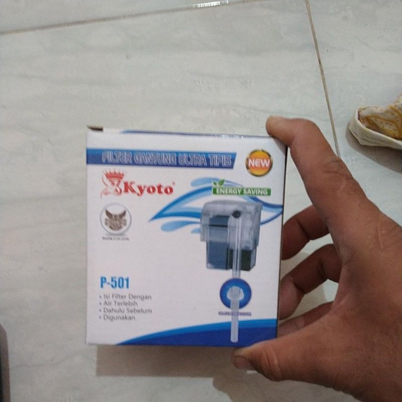 Filter gantung aquarium (untuk ukuran 20 - 40 cm)