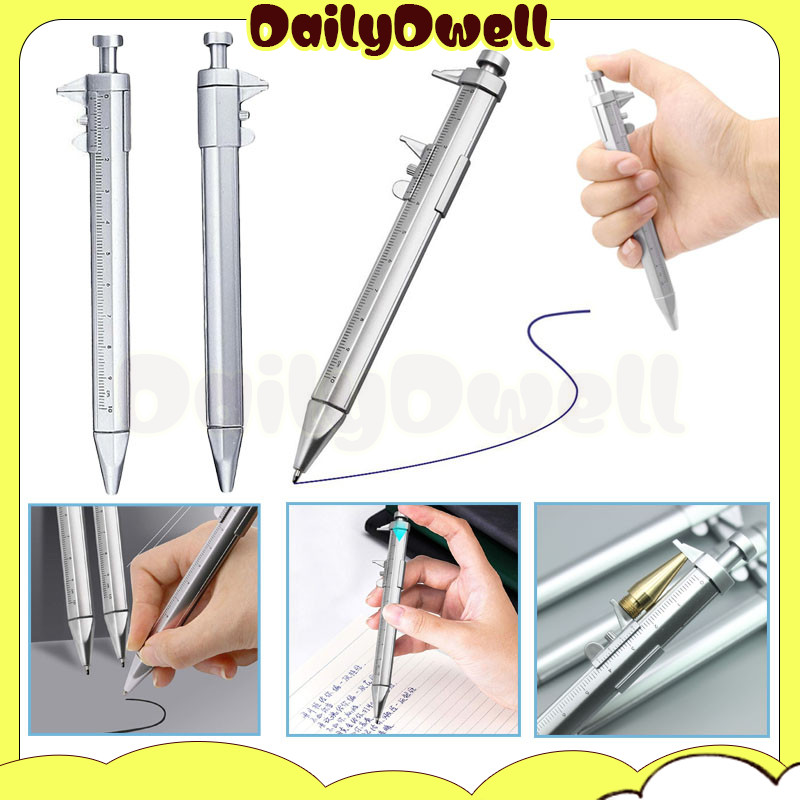 

pulpen tulis mistar ukur multifungsi /bolpoin bolpen jangka sorong/pena vernier caliper/
