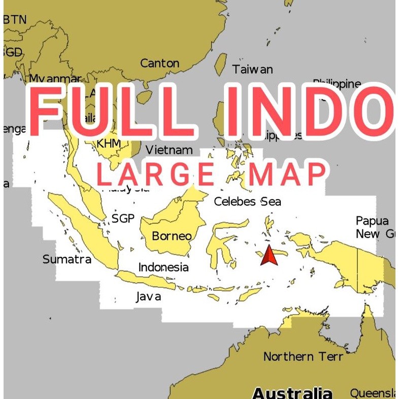 Peta Indonesia Navionics BoatingHD/Asia Africa - Baca deskripsi dulu ya kak, SUDAH MENGGUNAKAN APK V