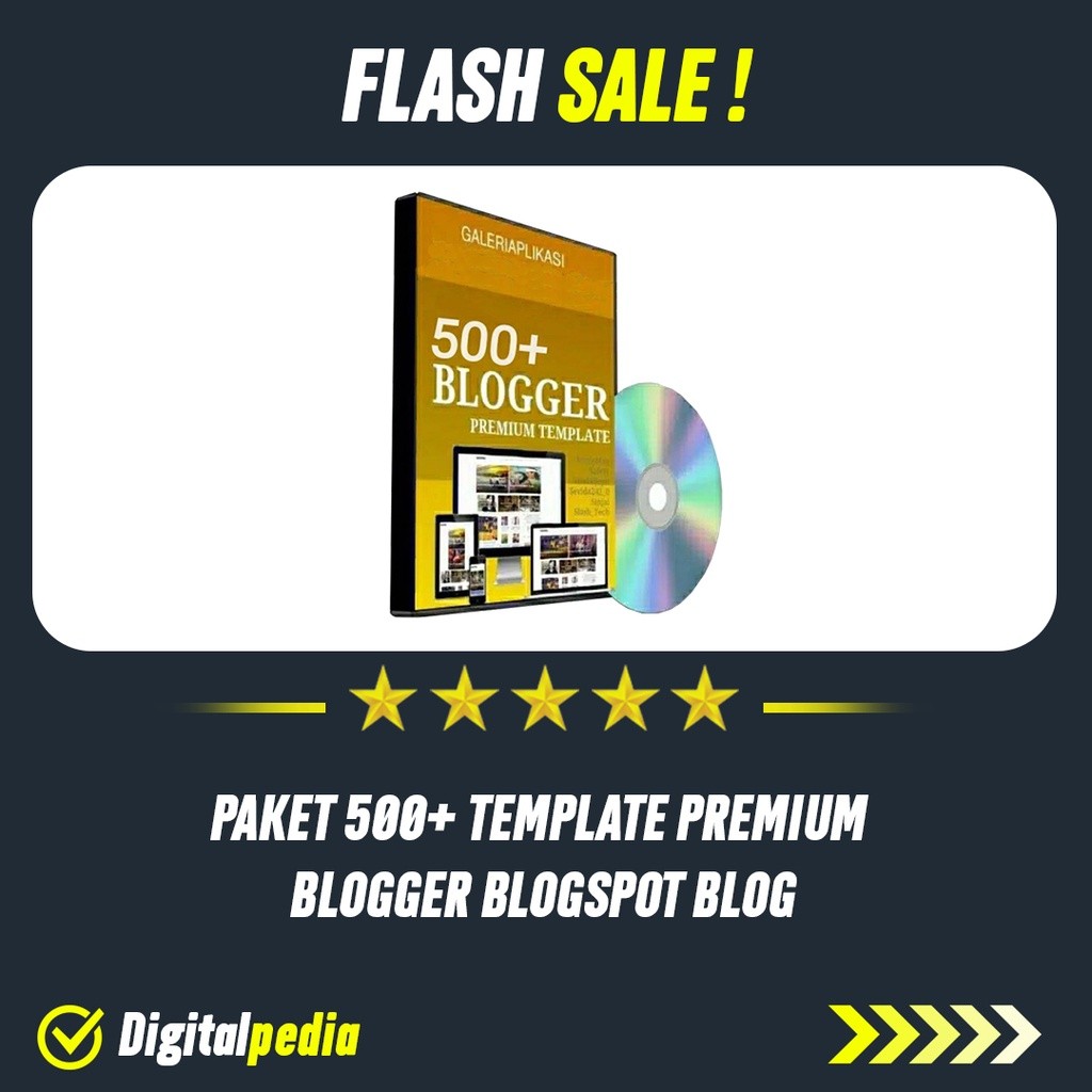 Paket 500+ Template Premium Blogger Blogspot Blog
