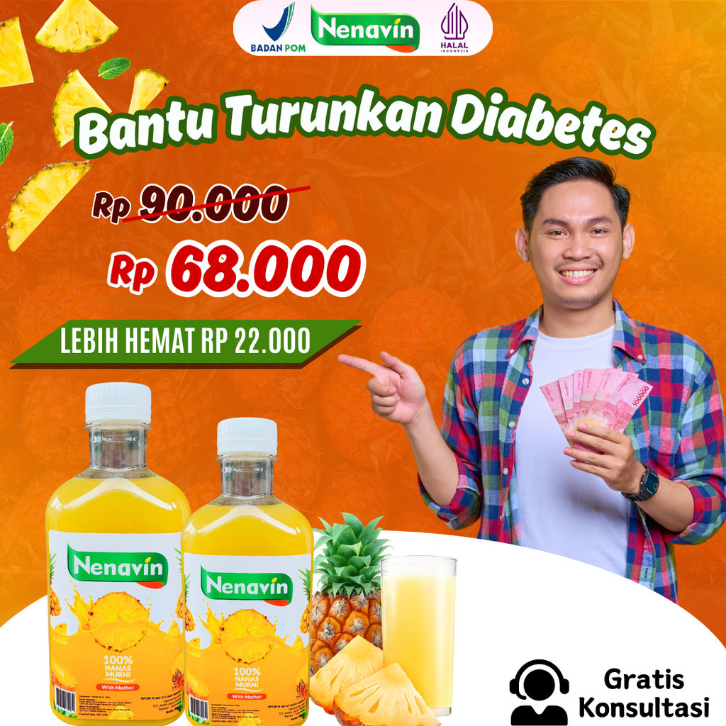 

Nenavin Cuka Nanas Original | Obat Diabetes Asli, Gula Darah, dan Asam Urat | Cuka Nanas Murni 100%