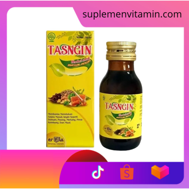 Tasngin Sirup Obat Masuk Angin Original Erela - Botol isi 60ml