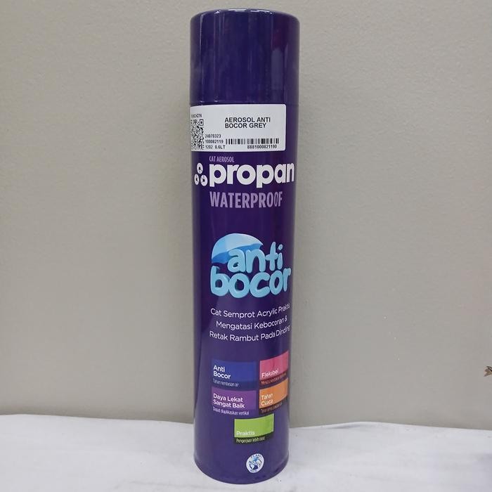 CAT SEMPROT ANTI BOCOR/CAT SEMPROT WATERPROOF/CAT PROPAN AEROSOL - GREY