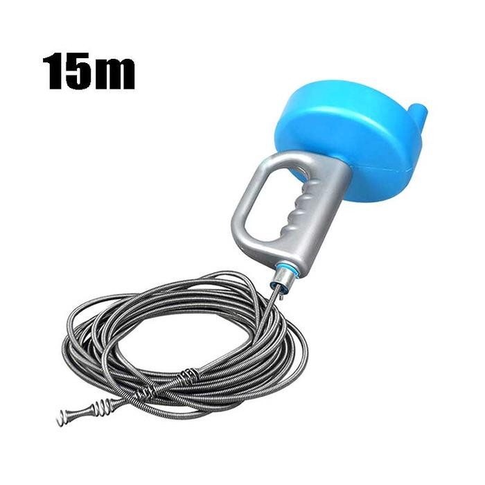 Pipe Cleaner 15 Meter Alat Kawat Pembersih Saluran Pipa Mampet Meter - 15m