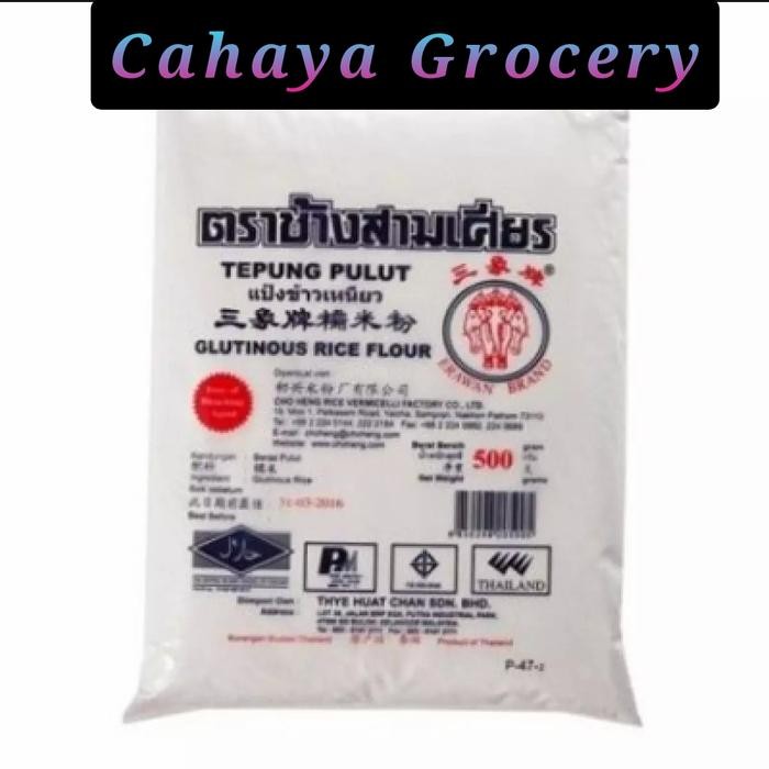 

Tepung Ketan Pulut Erawan ( Thailand ) 500Gr