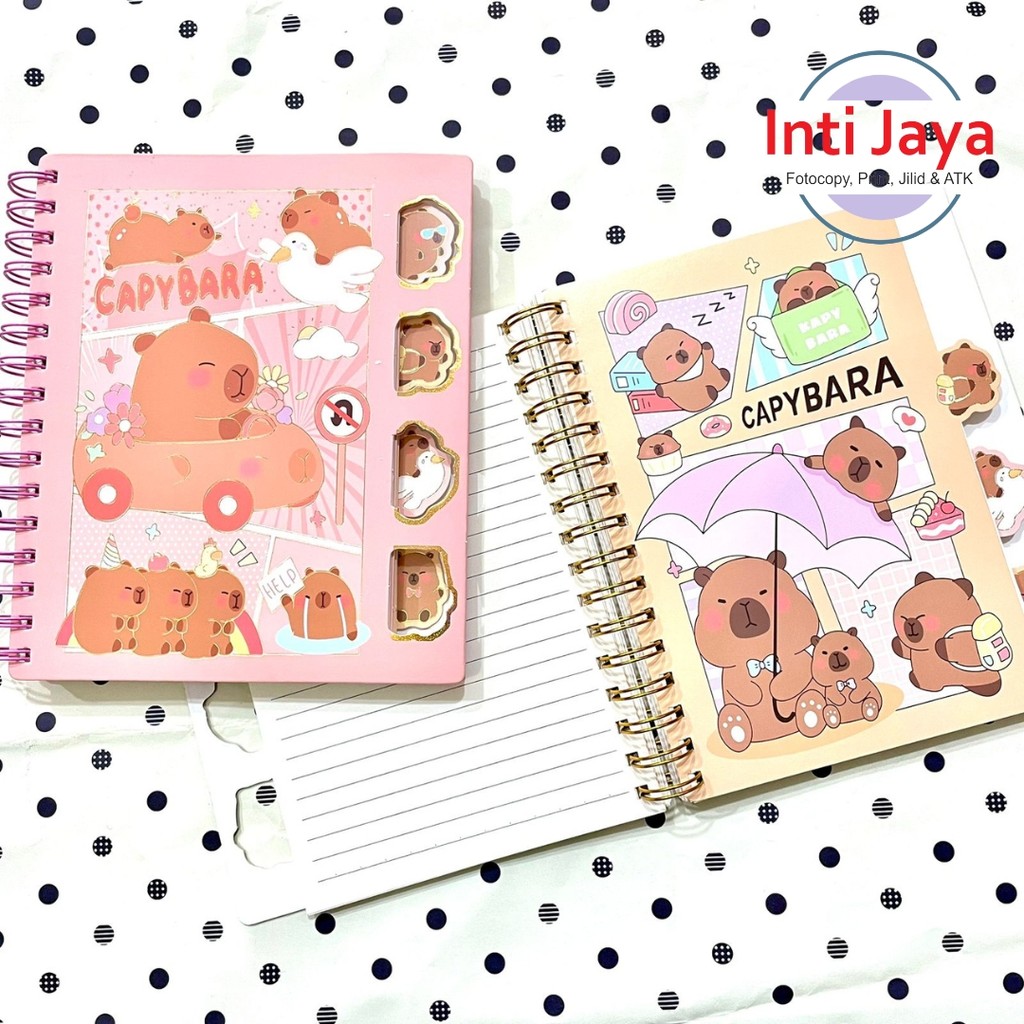 

Notes A5 Spiral Buku Catatan Capybara