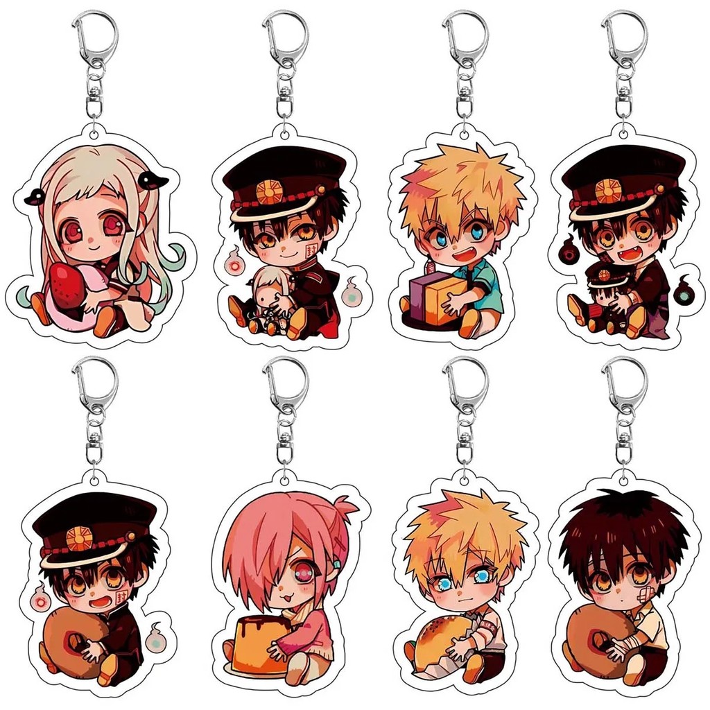 

Anime Keychain Hanako-kun Cute Cartoon Keychain Car Accessories Men Bag Pendant for Friend Gifts Jewelry