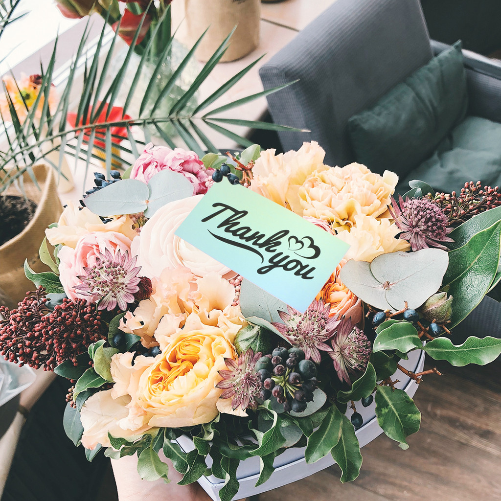 

50 Pcs You Cards Mini Sized Business Postcards Bulk Envelopes Firm Business Thank You Cards Colors Words