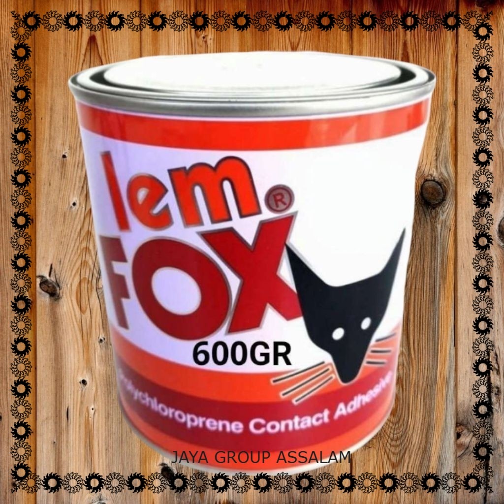 

lem fox kuning 600 gram/lem kayu