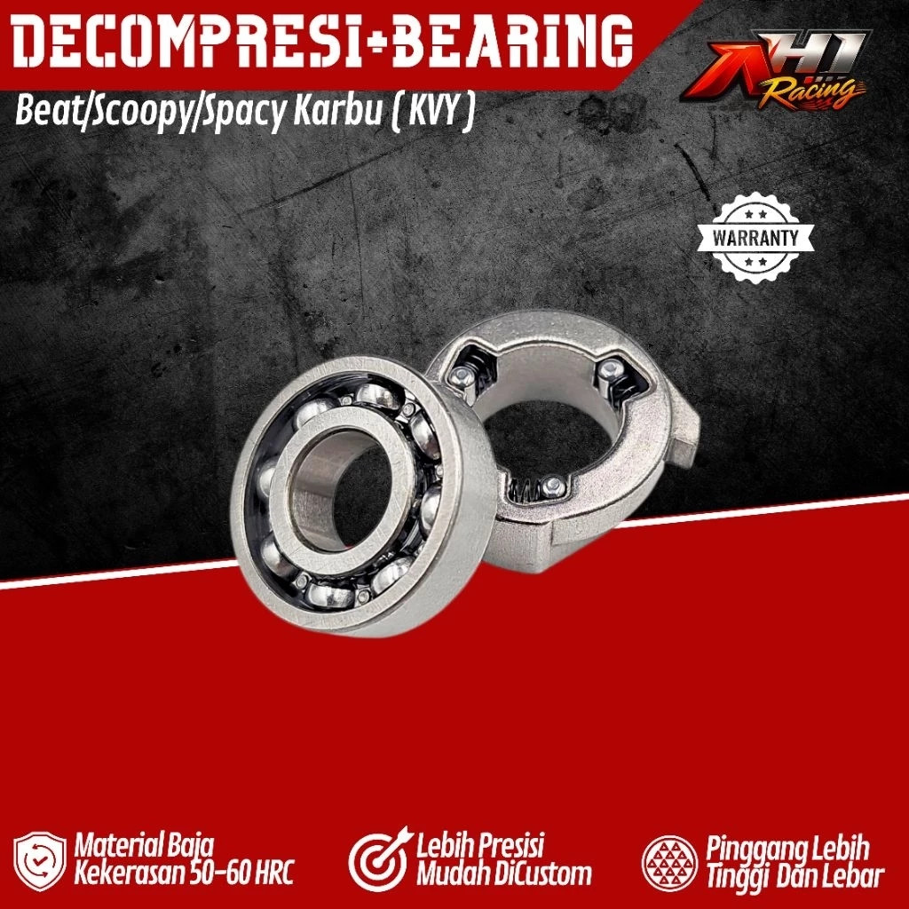 Ads Decompresi Noken As Beat Scoopy Spacy Karbu Bearing AH1 Racing