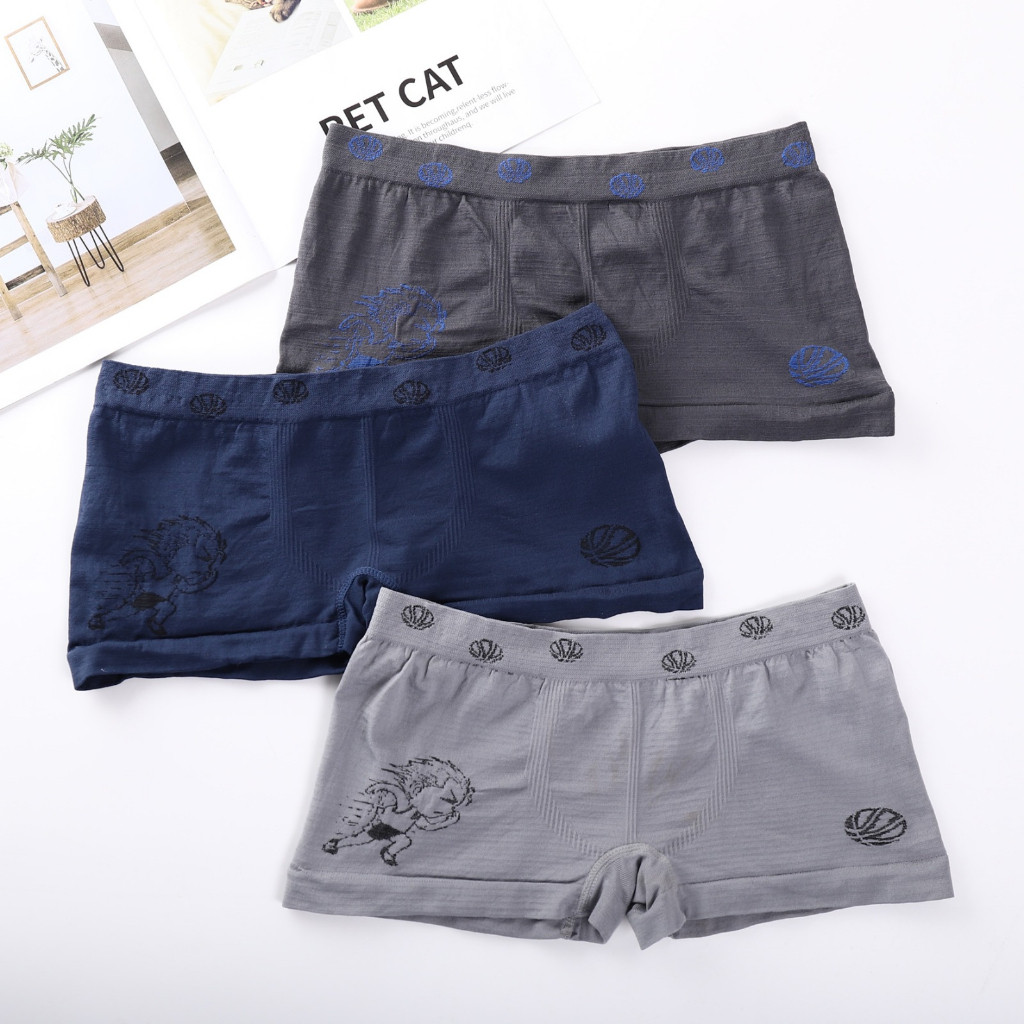 CUCI GUDANG BX1441 Boxer Pria Man Underwear cowok Lelaki Motif Daleman Celana Dalam