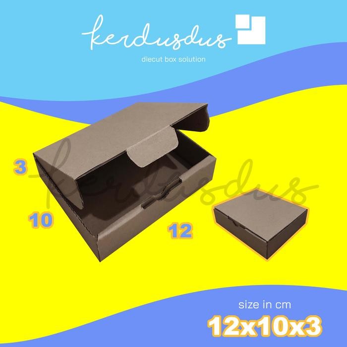 

12x10x3 cm kardus carton box diecut pizza kue packing packaging