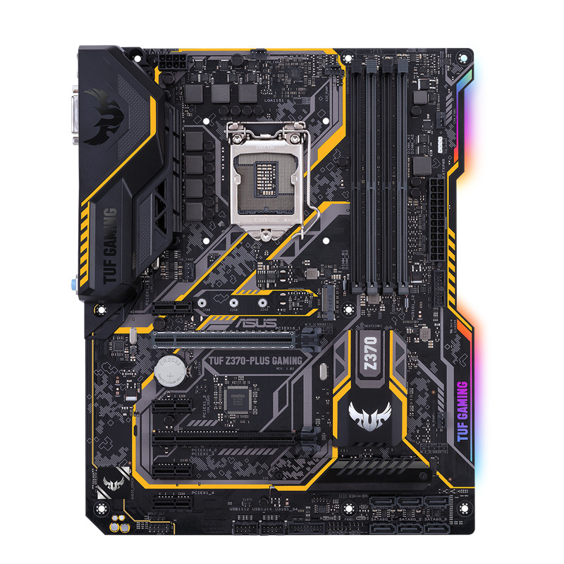 ASUS TUF Z370-PLUS GAMING Z370 LGA 1151 Motherboard LGA 1151 For i7-8700K i5-8600K i7-9700K CPU DDR4