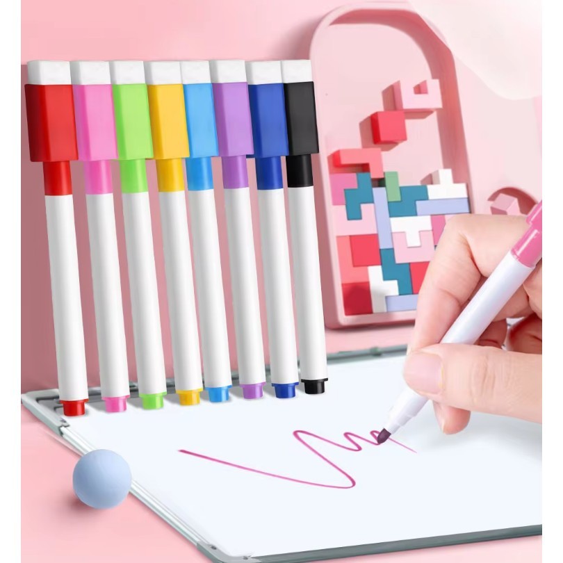 

PGF SPIDOL MINI Papan Tulis Warna Warni Dengan Penghapus Sepidol Whiteboard Mini Rainbow