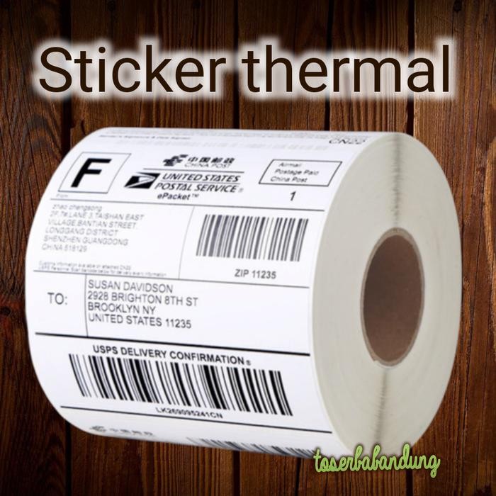 

LABEL STICKER THERMAL RESI POS 100x150 mm TERMAL STIKER 10X15 ISI 500