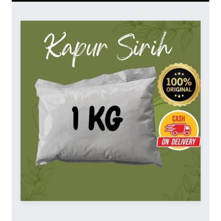 

[COD] Kapur Sirih 1 Kg – Kualitas Makanan (Food Grade), Aman & Serbaguna