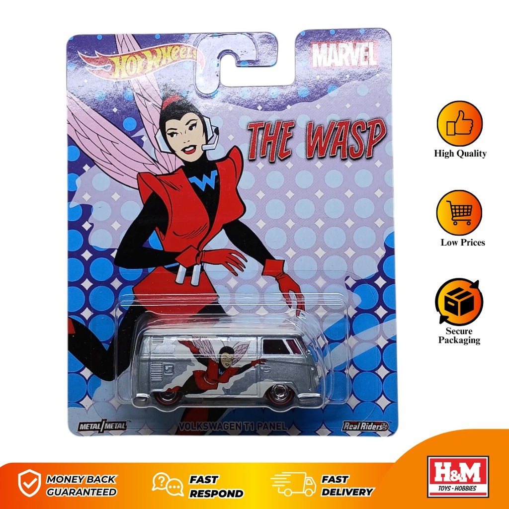 Hot Wheels Premium Marvel The Wasp Volkswagen T1 Panel Bus - BR4