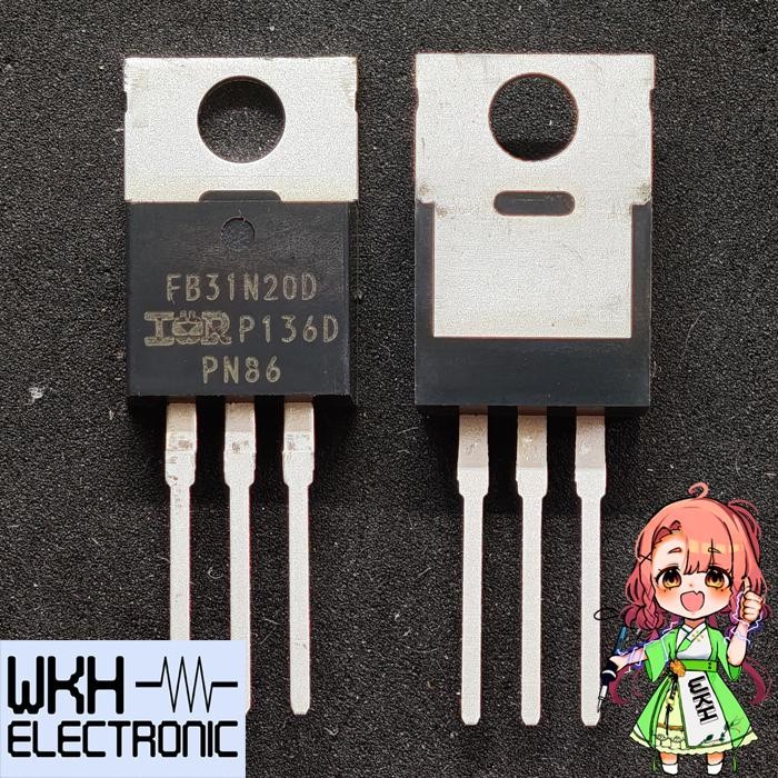 DV83... ORIGINAL IRFB31N20DPBF IRFB31N20D FB31N20 SMPS Mosfet FB31N20D