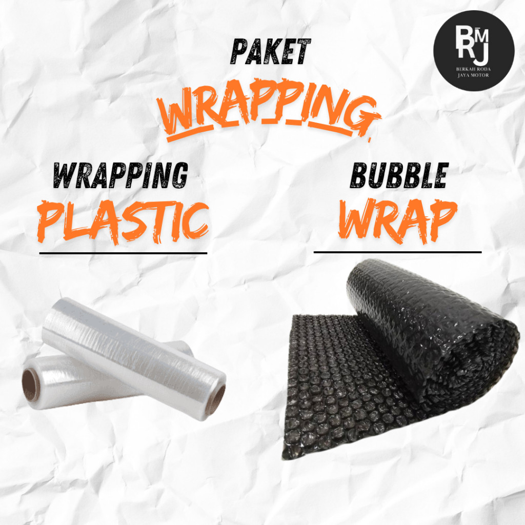 

BUBBLE WRAP / WRAPPING DOUBLE - ORDER BERSAMAAN DENGAN PRODUK YG DIPILIH