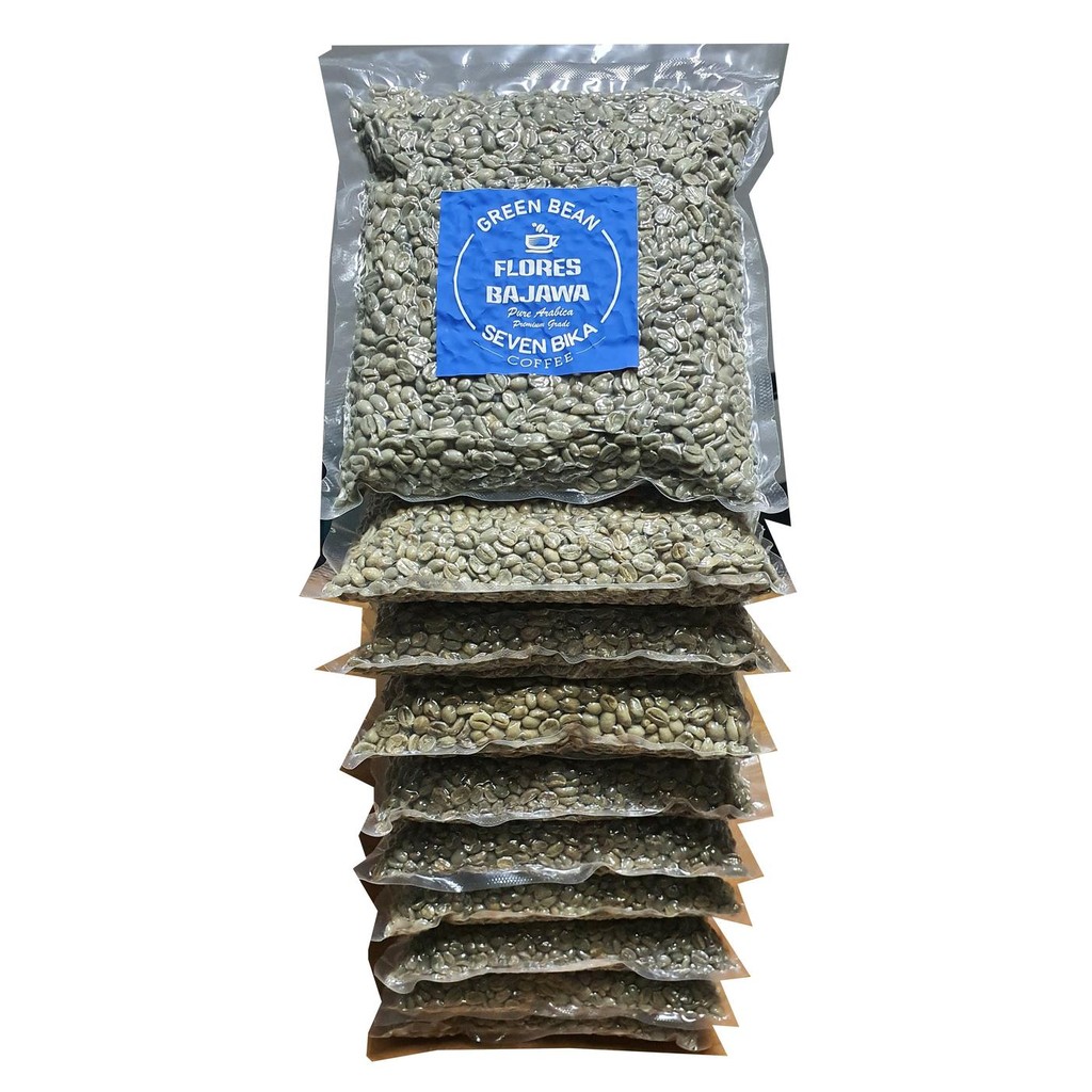 

Seven Bika Green Beans Flores Bajawa Biji Kopi Mentah Grade1 1 KG