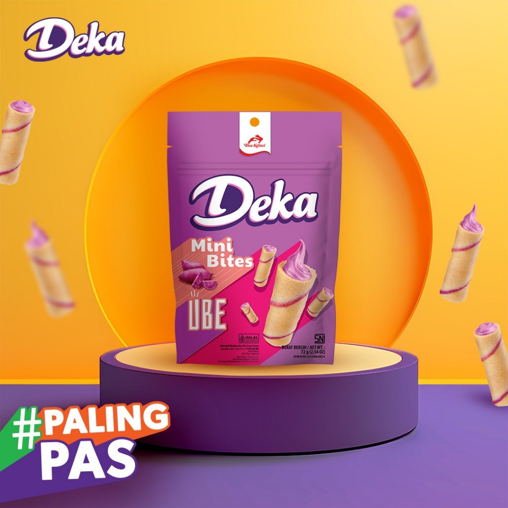 

DEKA Wafer Mini Bites - Ube 72g - isi 2 Pcs