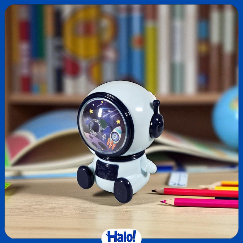 

Rautan Pensil Manual Pencil Sharpener Mini Astronaut - 18117