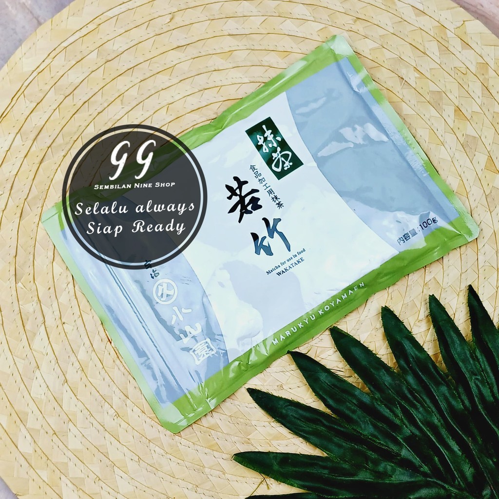 

Marukyu Koyamaen WAKATAKE 100 GRAM MATCHA CULINARY GRADE FROM UJI JAPAN JEPANG Green Tea Bubuk Teh Hijau Macha Powder