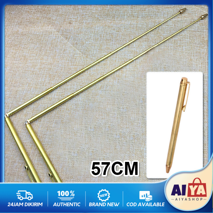 TEAMOR 1Pcs Dowsing Rod Dowsing Alat Deteksi Air / Dowsing Rod Alat Pencari Air Bahan Tembaga Adjust