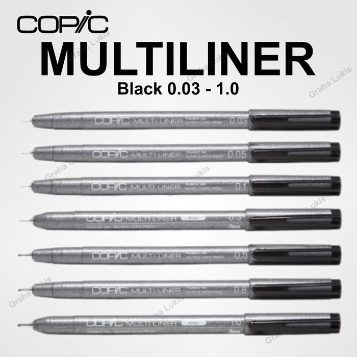 

Copic Multiliner Black 003 - 08 - 0.03