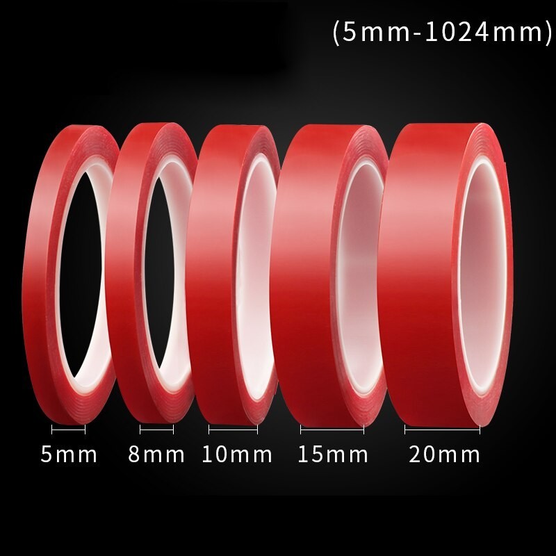 

PITIKIH TERLENGKAP Perekat Double Tape Acrylic Adhesive Transparent No Trace Sticker SOLASI AKRILIK BENING TRANSPARAN