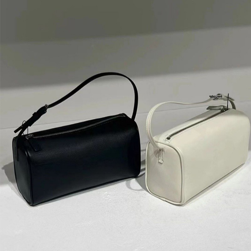 

Pencil Bag Head Layer Premium Hand Woven Crossbody Large Capacity Simple Commuter Soft Leather Underarm Bag