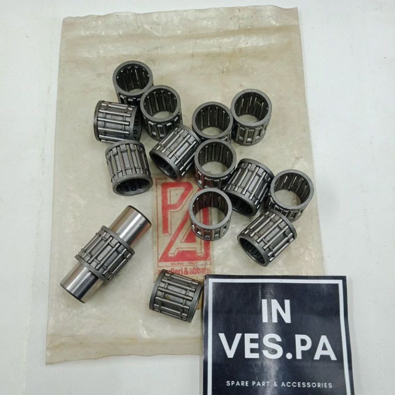 rollis 16mm bearing laher bambu pen piston stang seher vespa spartan rx king yamaha