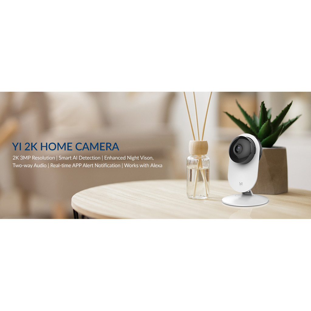 YI Pro 2K Wifi Camera IP Smart Home 2-Way Audio Baby Cam with Night Vision Surveillance Protection I