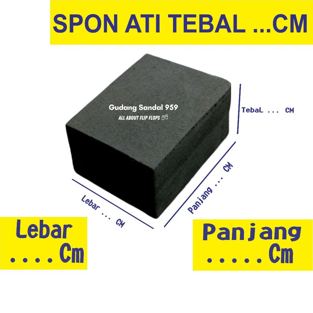 SPON ATI / BUSA ATI KOSTUM TEBAL & UKURAN ( II )