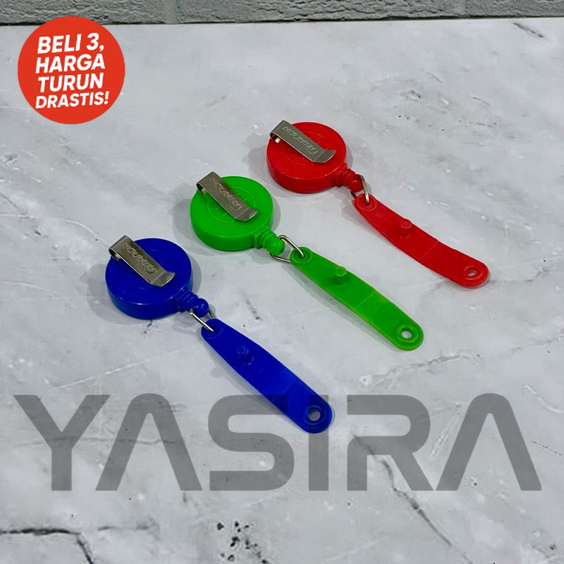 

SATU PACK 10 PCS Gantungan Name Tag Id Card Yoyo