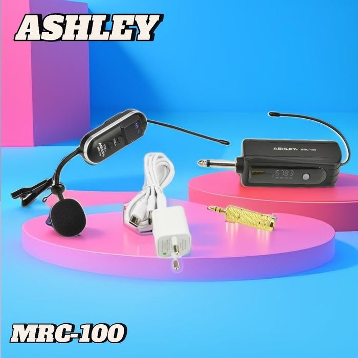 Mic Wireless Headset Ashley HS 102 Original Ashley Bando - Ashley MRC-100
