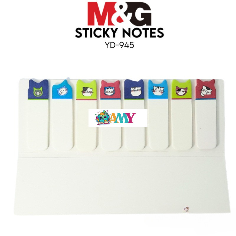 

(1 SET 160 SHEETS) M&G STICKY NOTE FLAGS AS6V873 YD-945 AMY STASIONARY