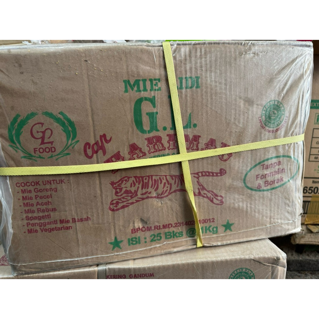 

Mielidi GL Harimau 1kg @ 25 bungkus = 25kg / 1 dus