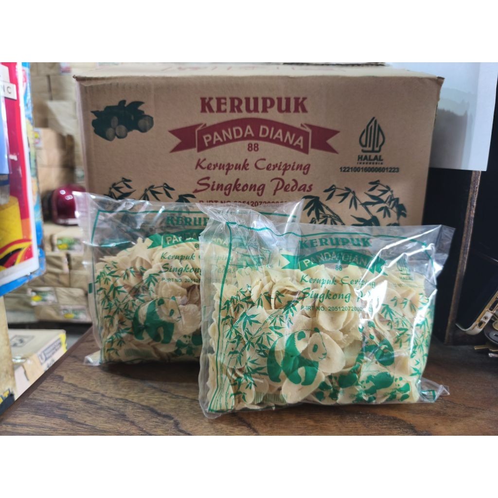 

Panda Diana kerupuk singkong pedas